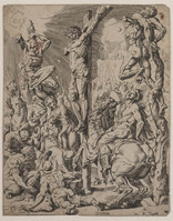 TvB G 1159
<br/>
Kruisiging
<br/>
<em>Coornhert, Dirk Volkertzoon (1522 - 1590)</em>